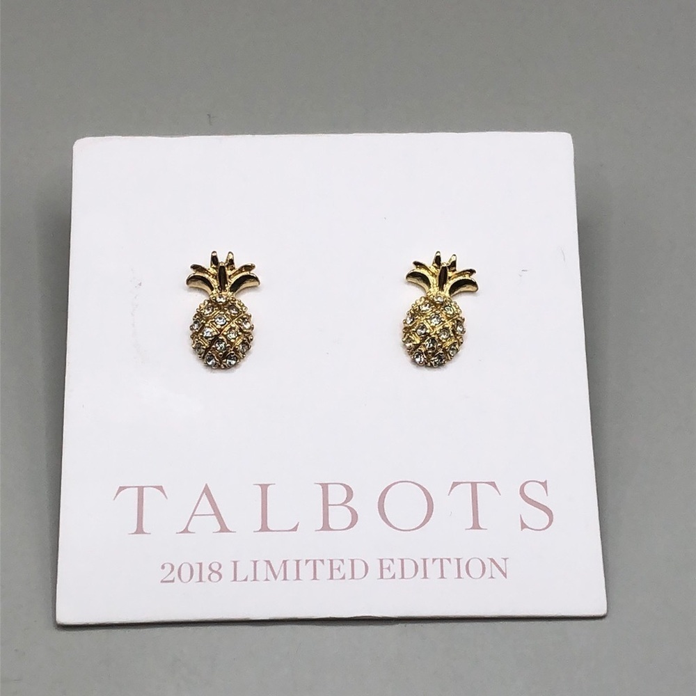 Talbots Limited Edition Pineapple Small Earrings Elegant
